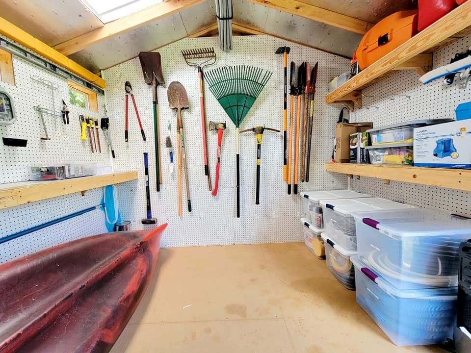 Mess to Less Organized Tool Shed