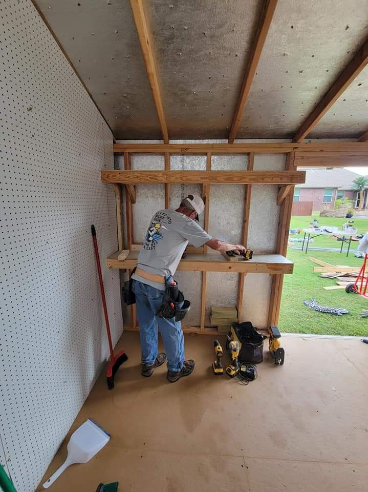 Mess to Less Installing pegboard