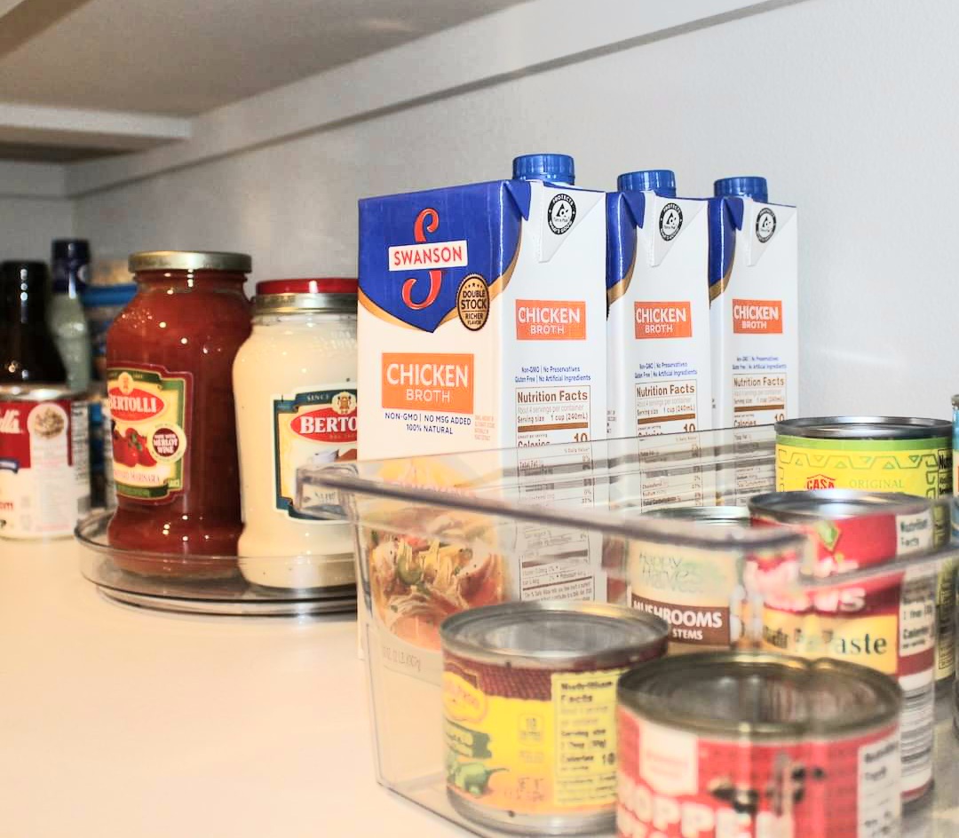 Mess to Less Organized Pantry