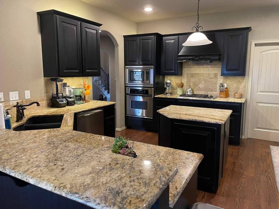 Mess to Less Unpacked Kitchen